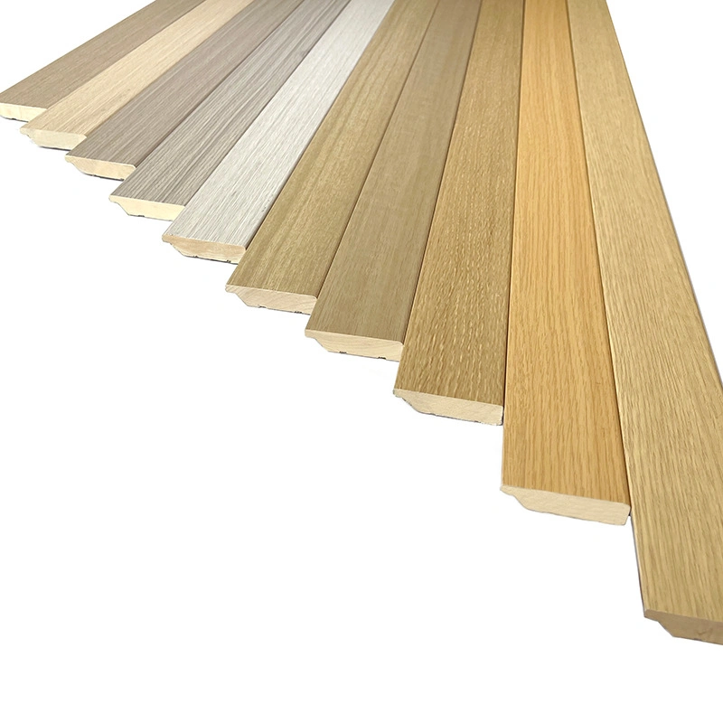 Solid Natural Wood Baseboard for Wall and Floor Corner