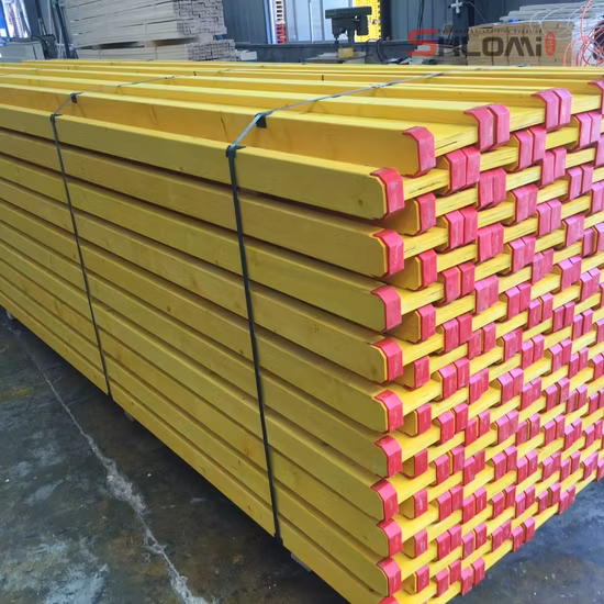En 13377 Standard Formwork Scaffold H Girder Construction Solid Pine Lvlwood Spruce H20 LVL Timber Beam H20 Wood Wooden Beam