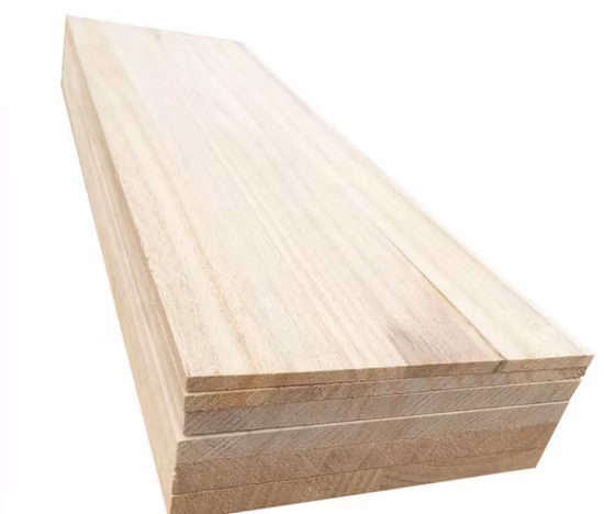 Factory Sells Cheap Plank Split Wood Solid Snowboard Furniture Paulownia Board Surf Slat Composite Board Decorative Plank