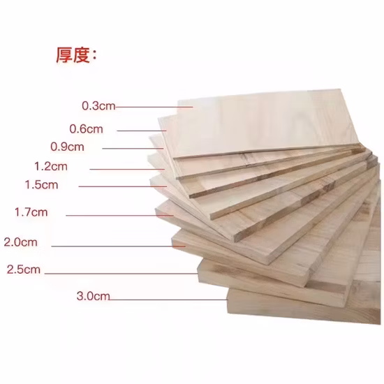 Paulownia Solid Wood Boards Wooden Boards Taekwondo Breaking Kiri Wood Board