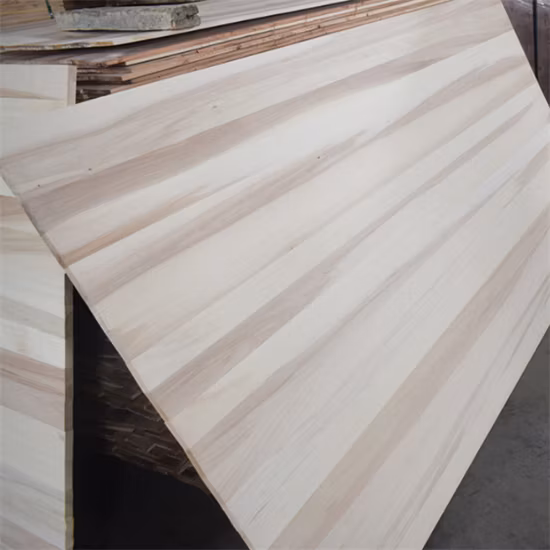 Supplier AA Ab AC Any Thickness Edge Glued Paulownia Surfboard Core Plank